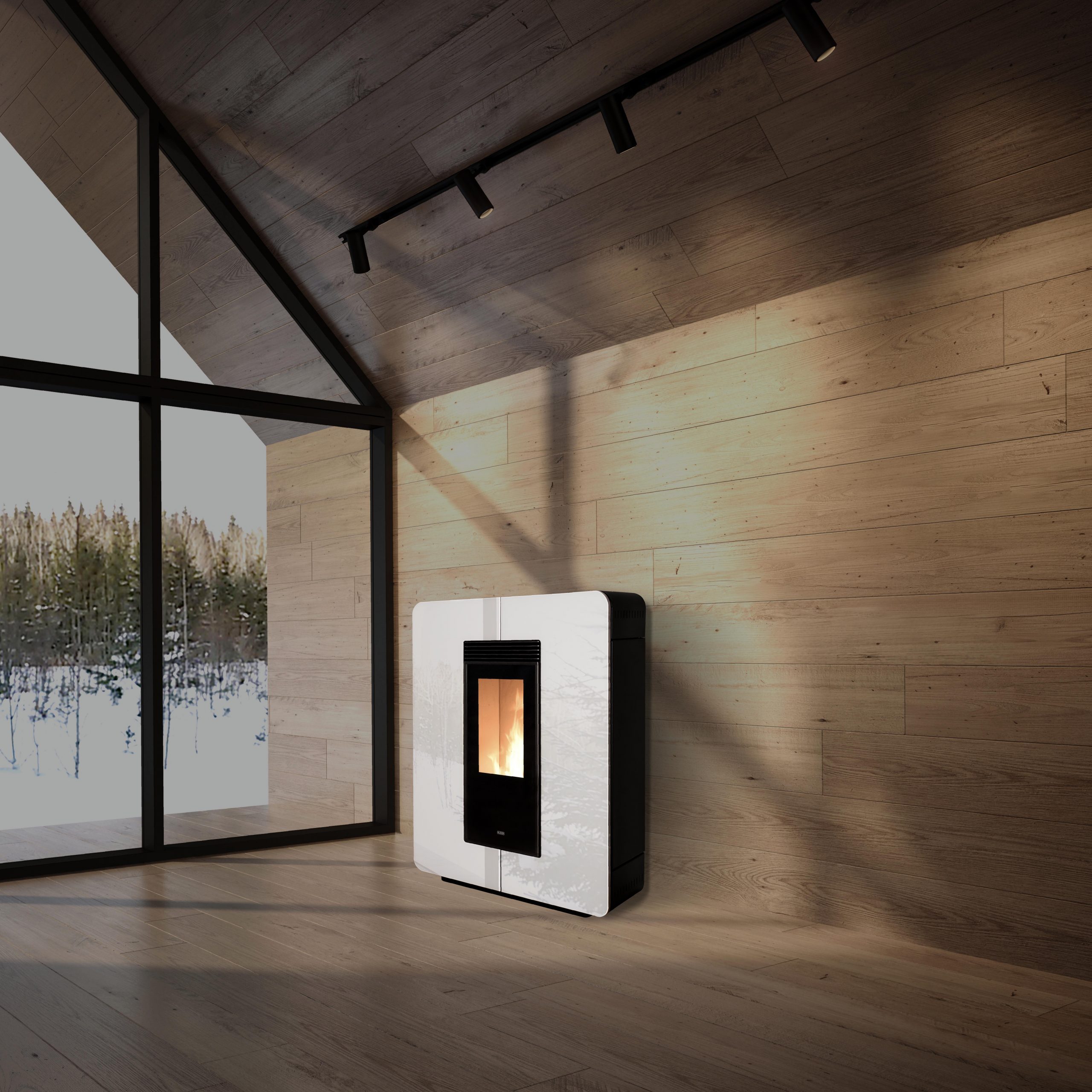 Poêle Astra Glass XS10K-V Klover