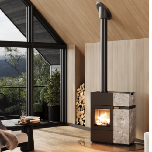 Poêle mixte Austroflamm Quadra Duo