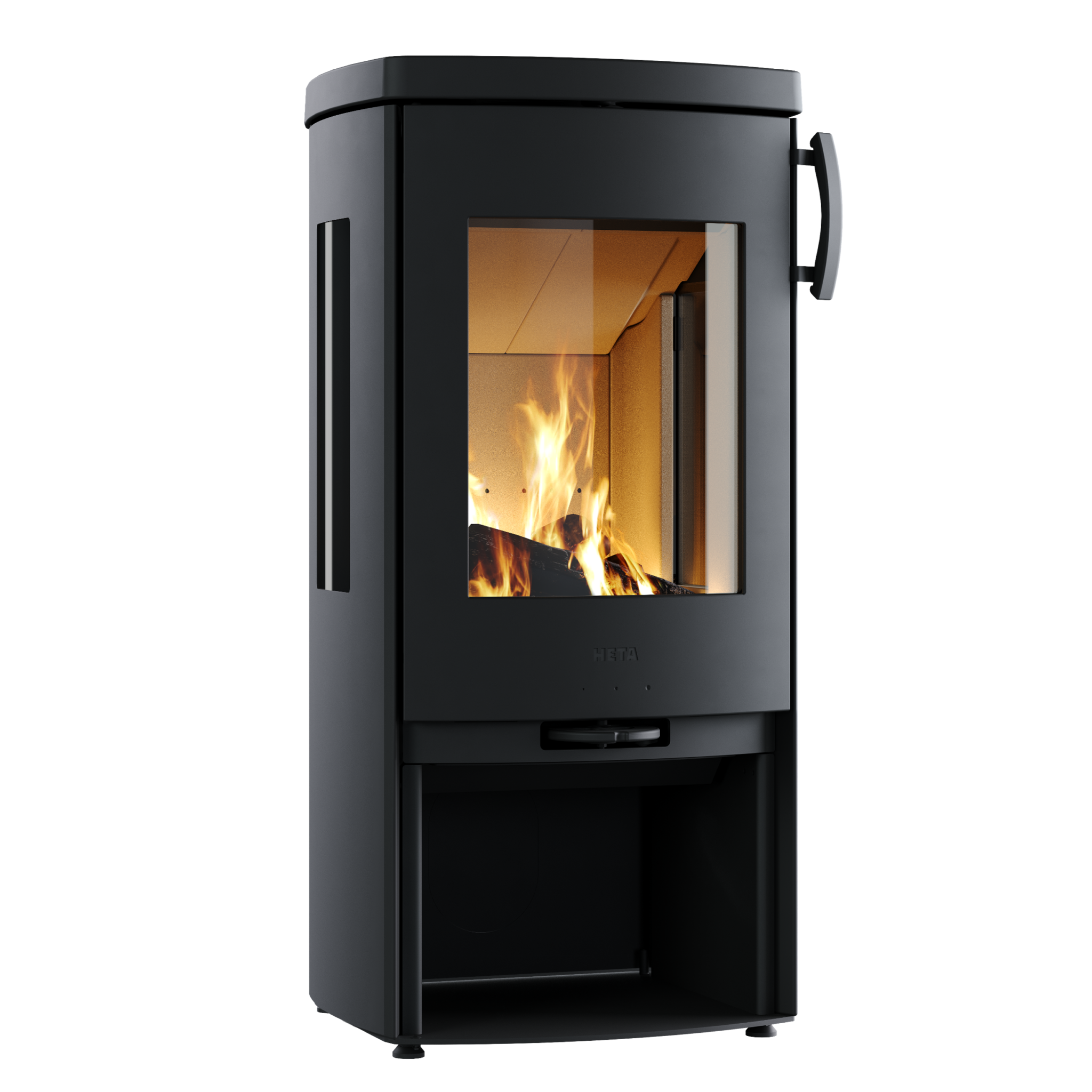 Poêle Icon-Line Eclipse vitré Heta