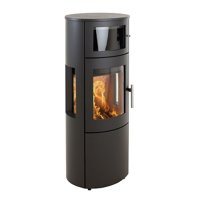 Poêle Scan-Line 820B vitré Heta