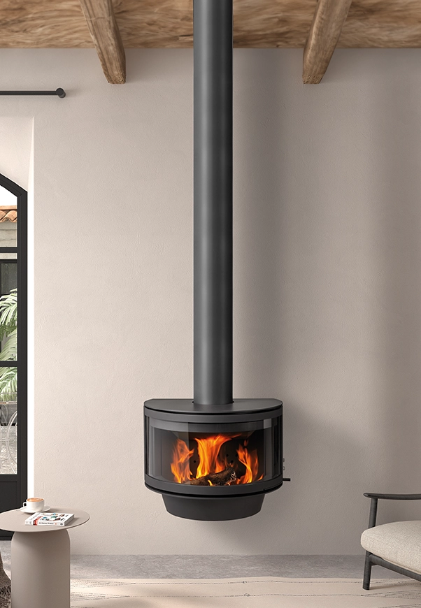 Poêle Ronde Frontal Rocal