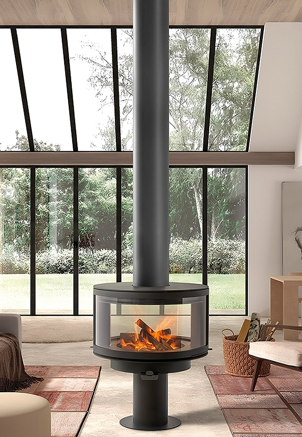 Poêle Ronde Central Rocal