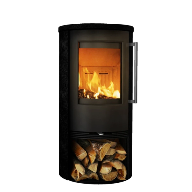 Poêle TT21RS Pierre Peinte Noire Termatech